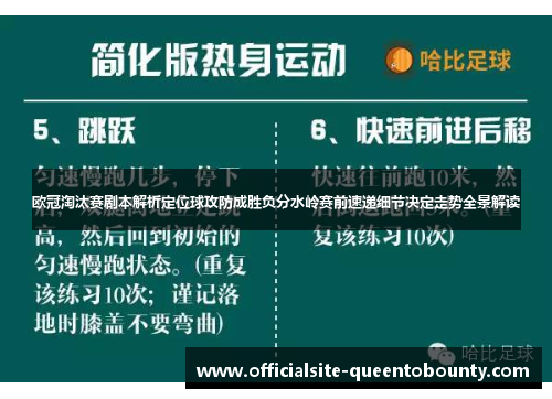欧冠淘汰赛剧本解析定位球攻防成胜负分水岭赛前速递细节决定走势全景解读